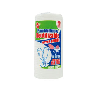 rollo paÑo reutilizable todera 58 hojas