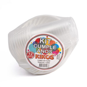 kit cumpleaÑos kikos 12 unidades