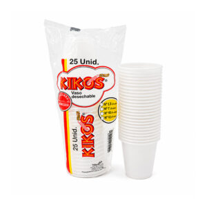 vaso tintero 3.3 onzas kikos 25 unidades