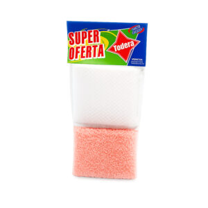 oferta esponja malla blanca+polietileno