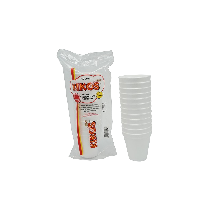 vaso espumado 6 onzas 12 unidades vaso espumado 6 onzas 12 unidades