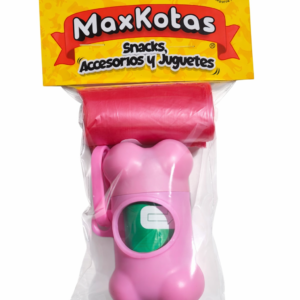 MAXKOTAS kit dispensador+2 rollos bolsa x 20 und c/u